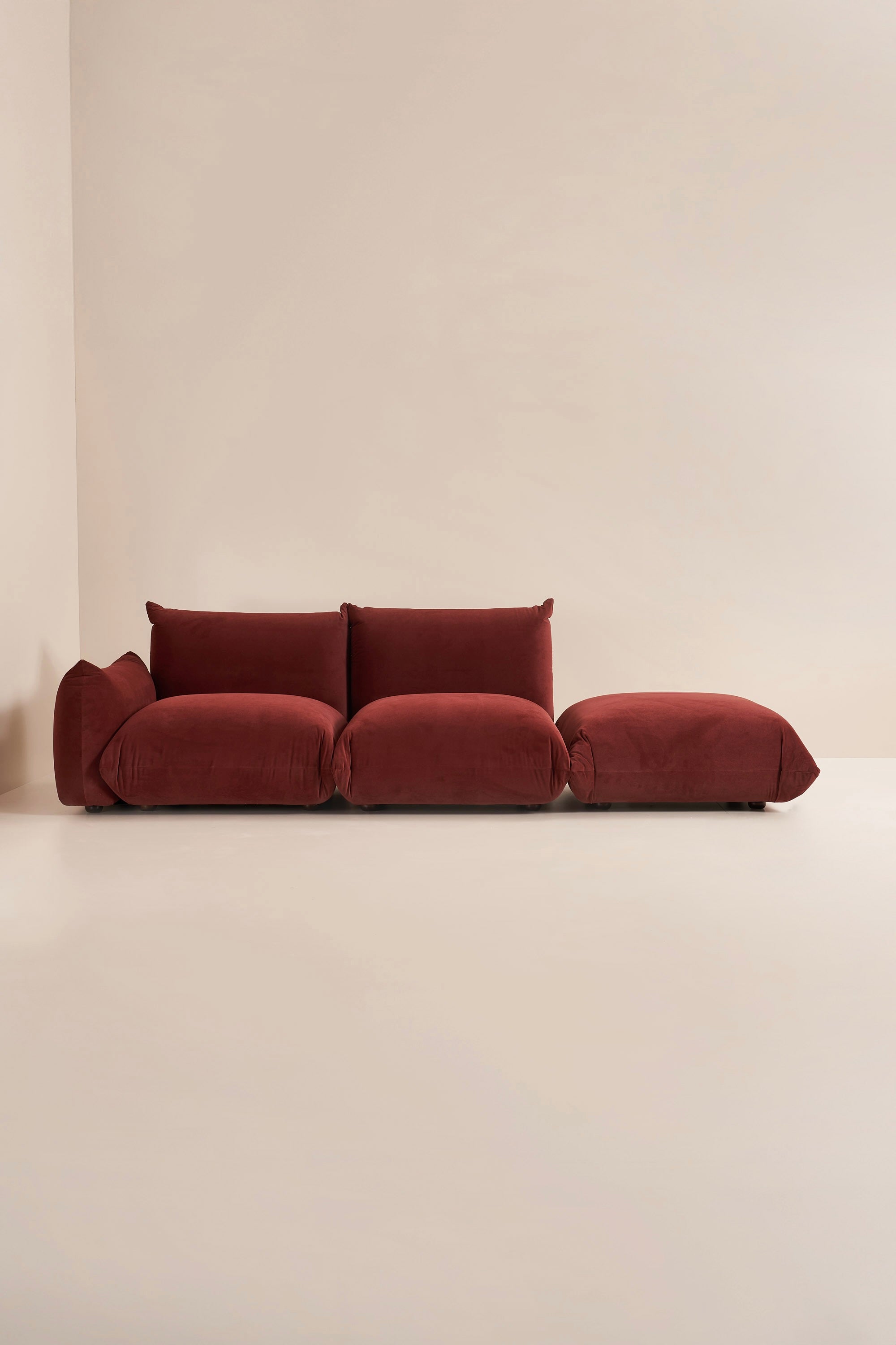 cloud sofa - 3 section pouffe