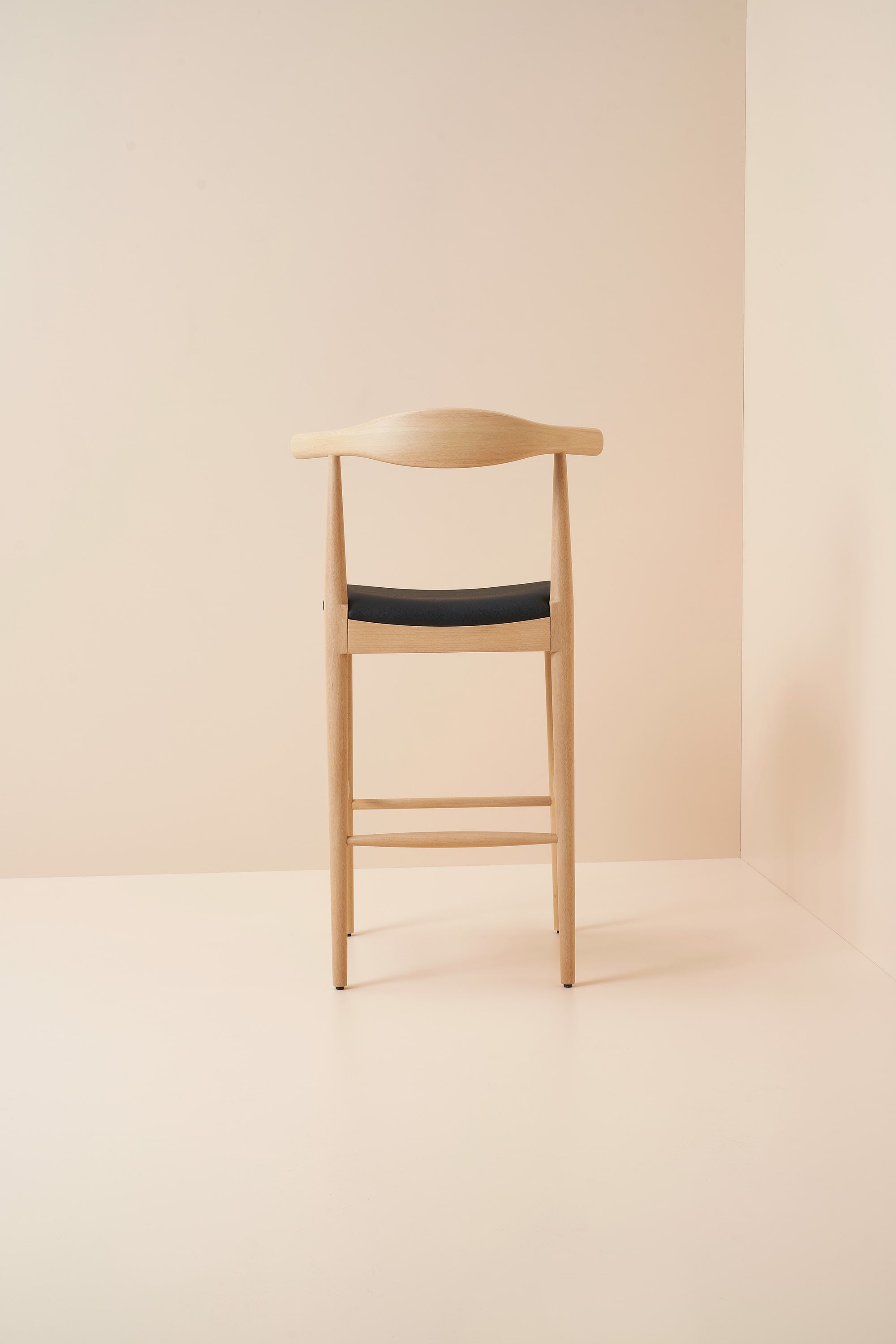 elbow stool - light oak