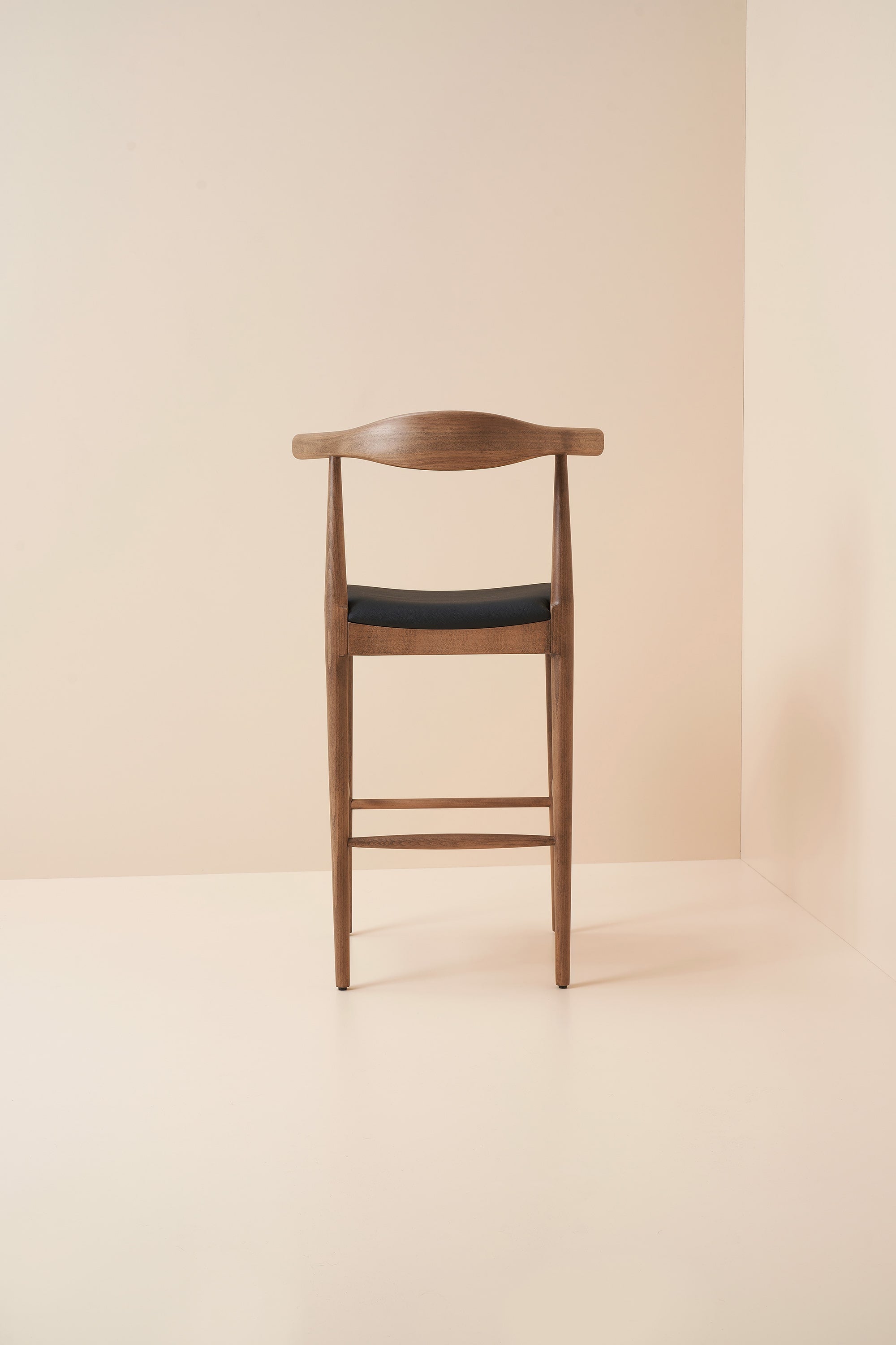 elbow stool - teak