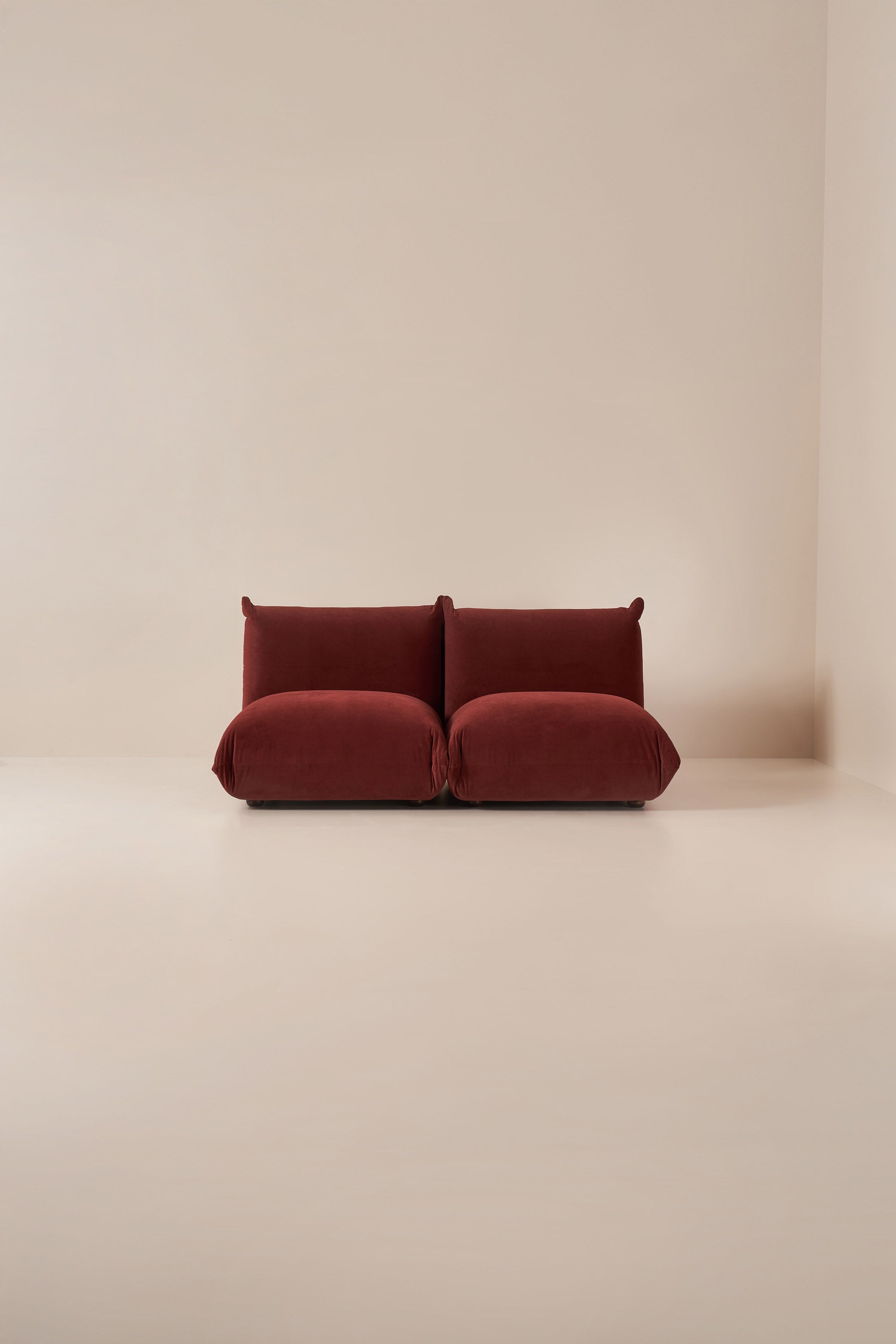 cloud sofa - 2 section armless