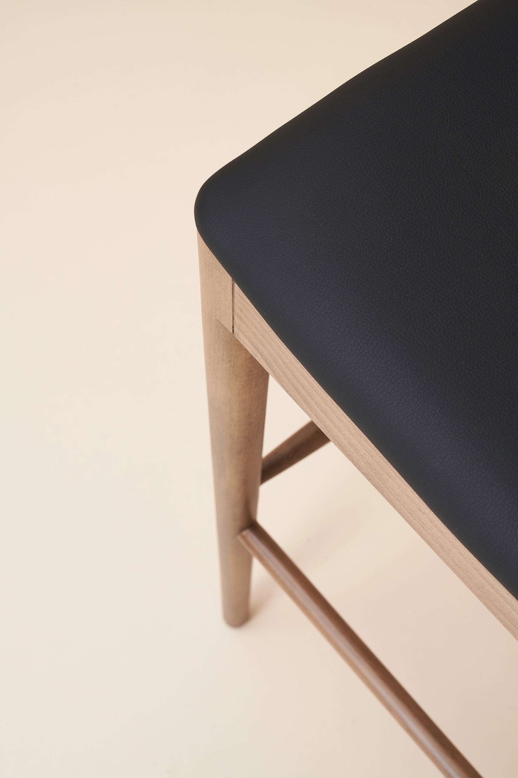 elbow stool - teak