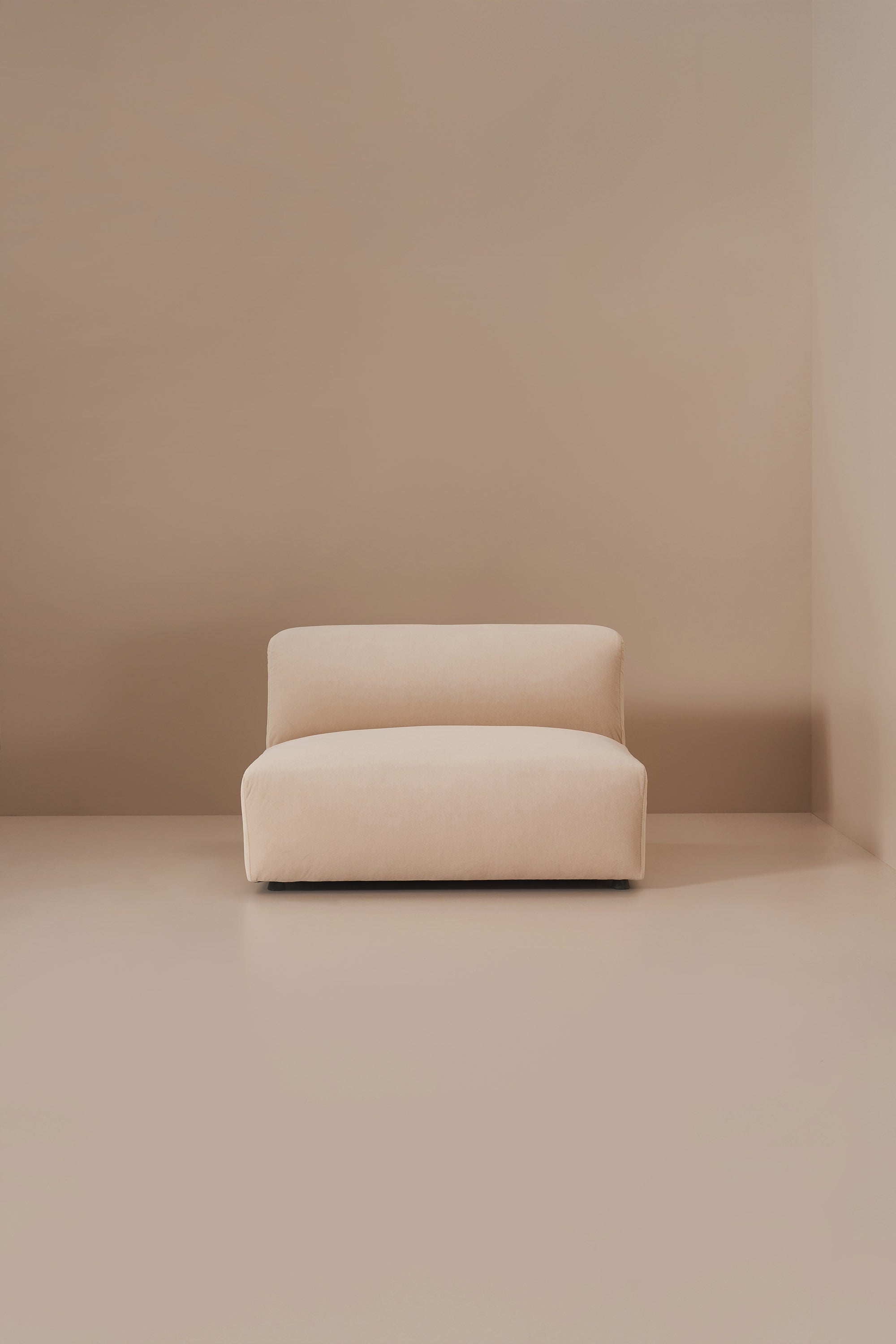beige modular sofa