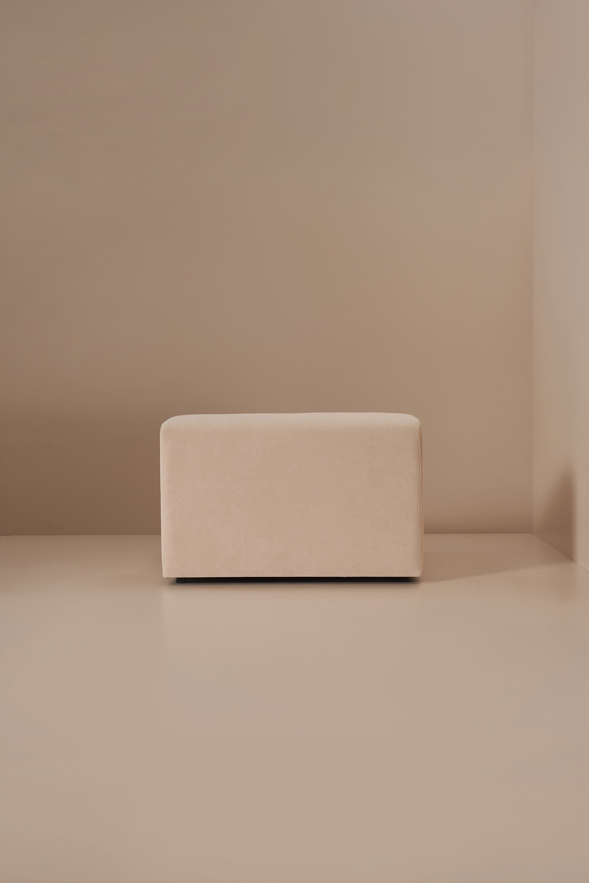 beige modular sofa