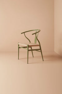 Wishbone on sale chair green