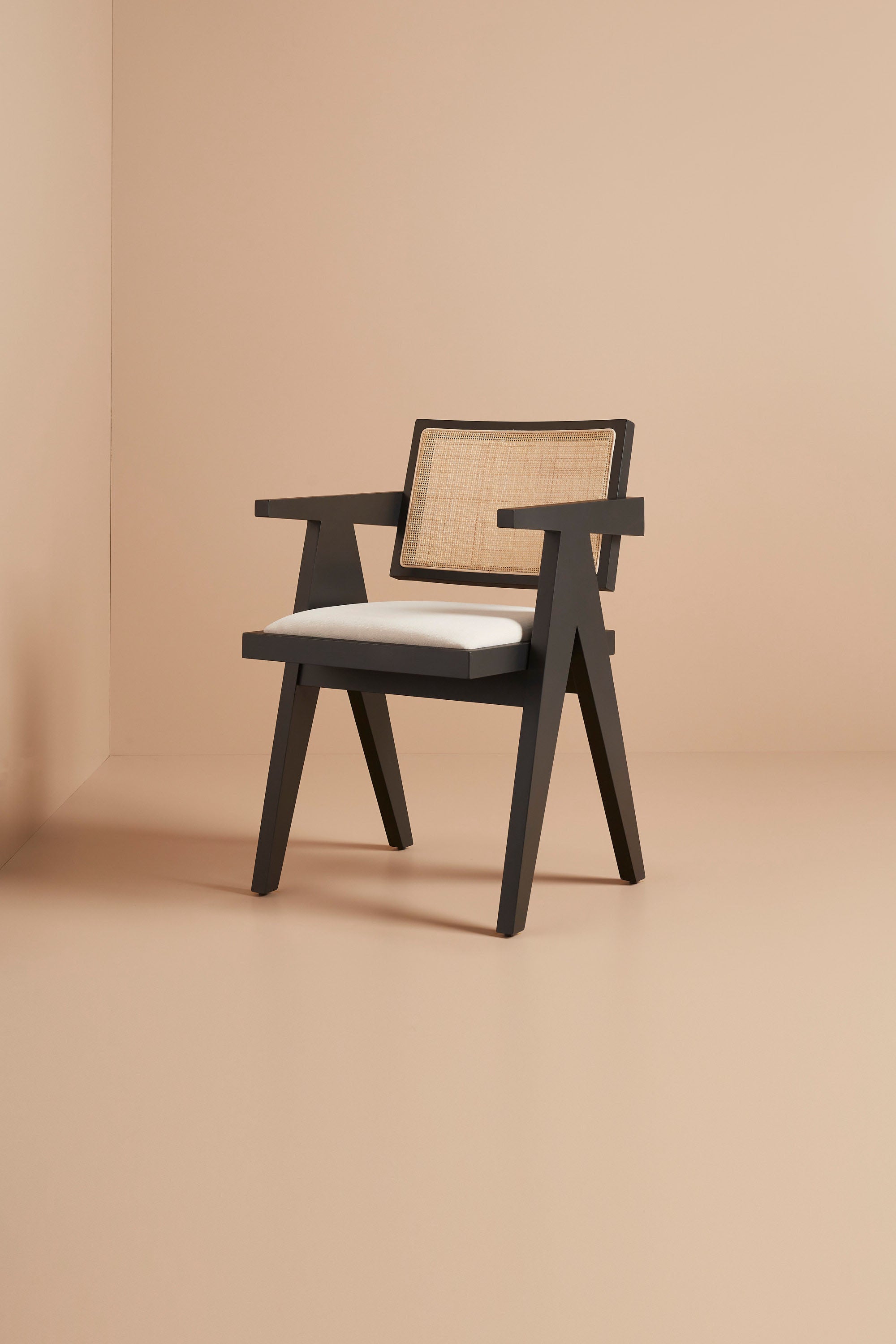 pierre chair - charcoal black