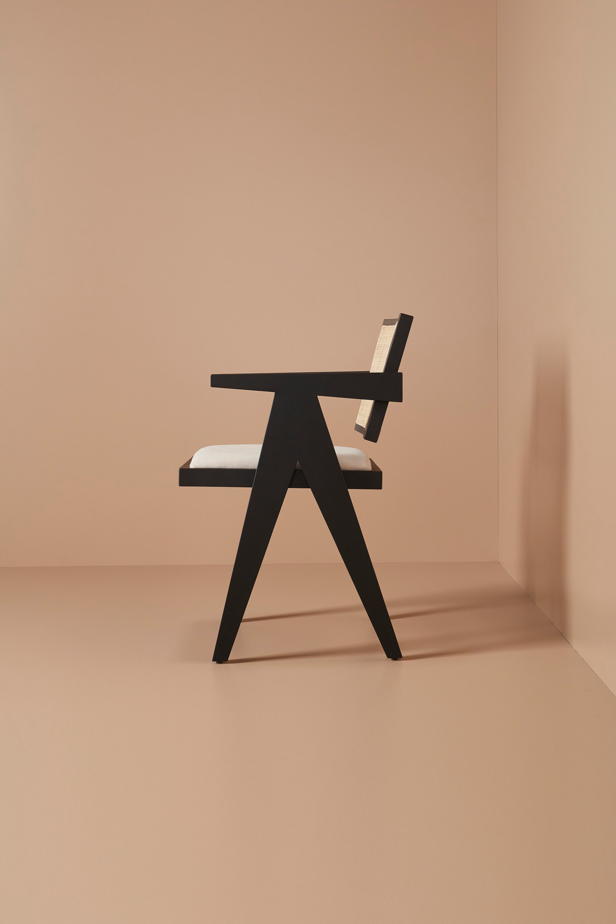 pierre chair - charcoal black