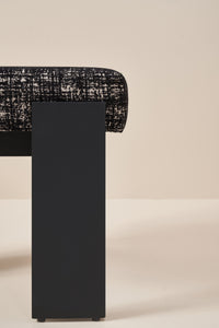 armless hannah - charcoal black