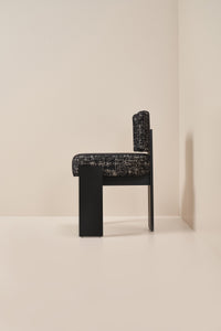 armless hannah - charcoal black