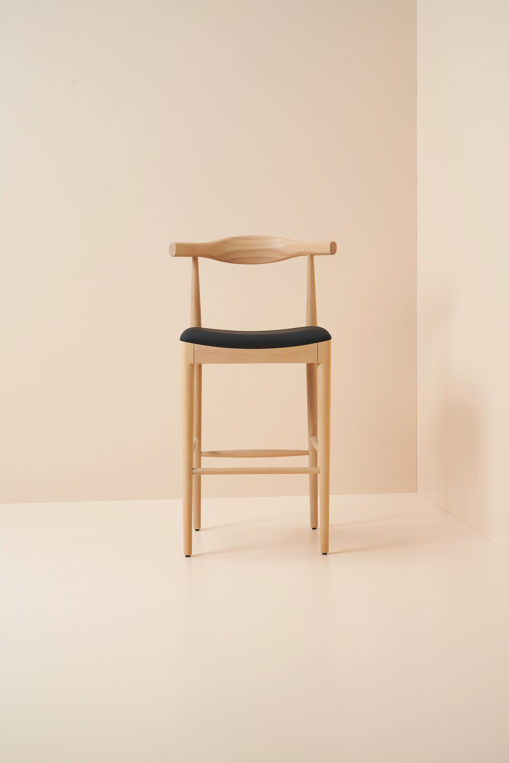 elbow stool - light oak