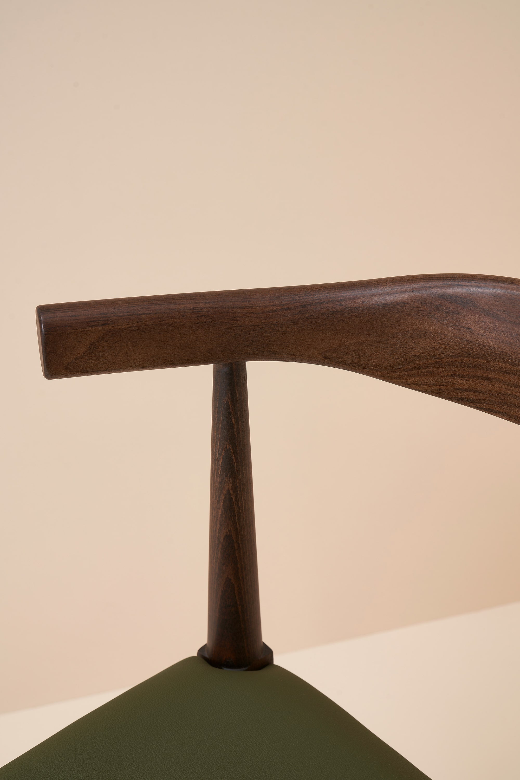 elbow stool - walnut
