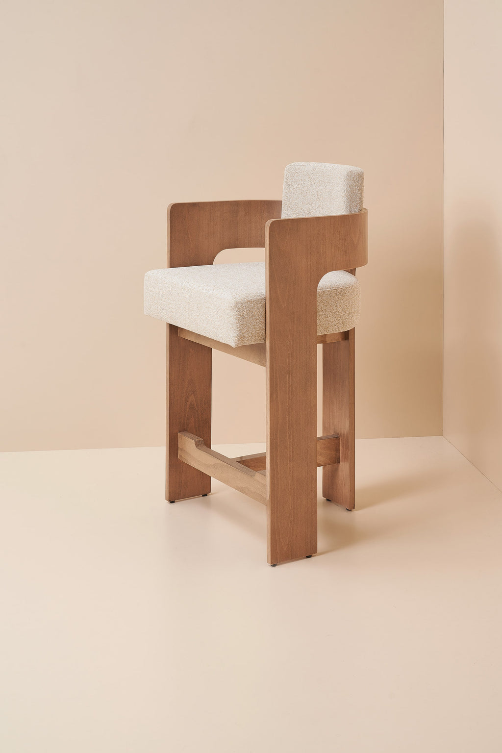 hannah stool - teak – Loop And Twist