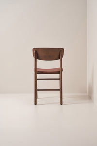 upholstered hansen chair - walnut