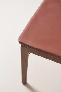 upholstered hansen chair - walnut