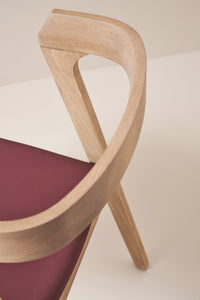 merano chair - white oak