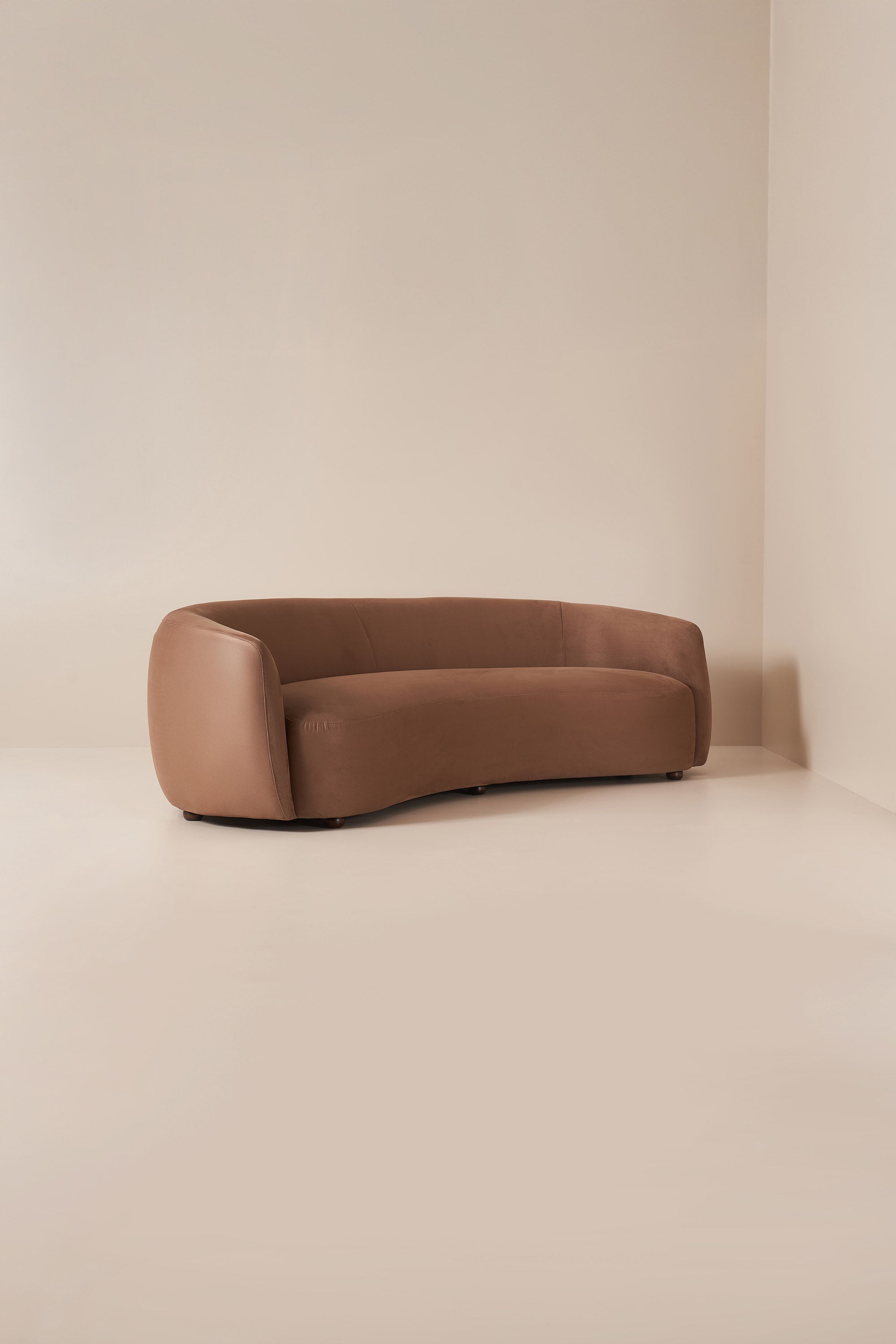 jonas curved sofa
