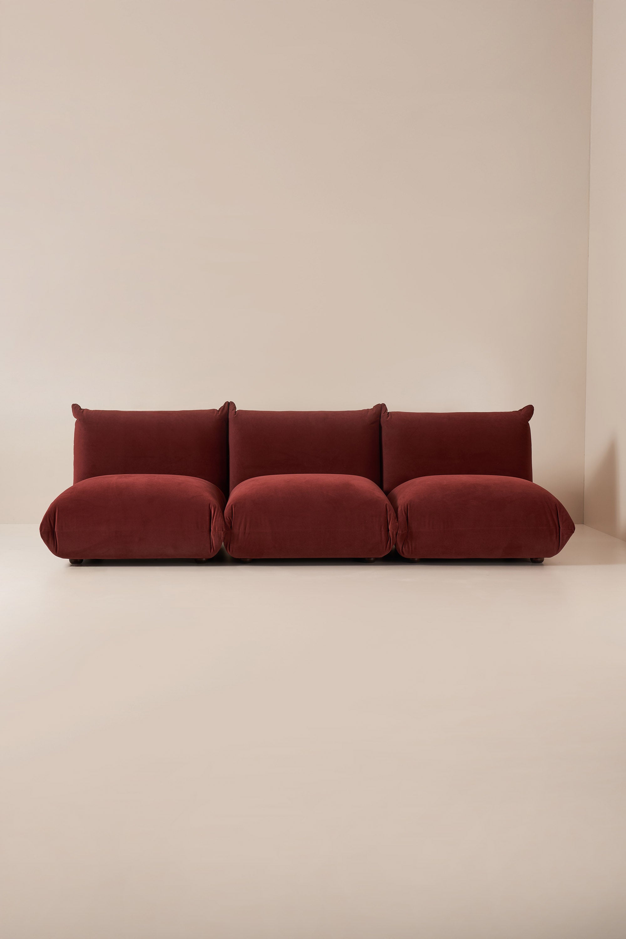 cloud sofa - 3 section armless