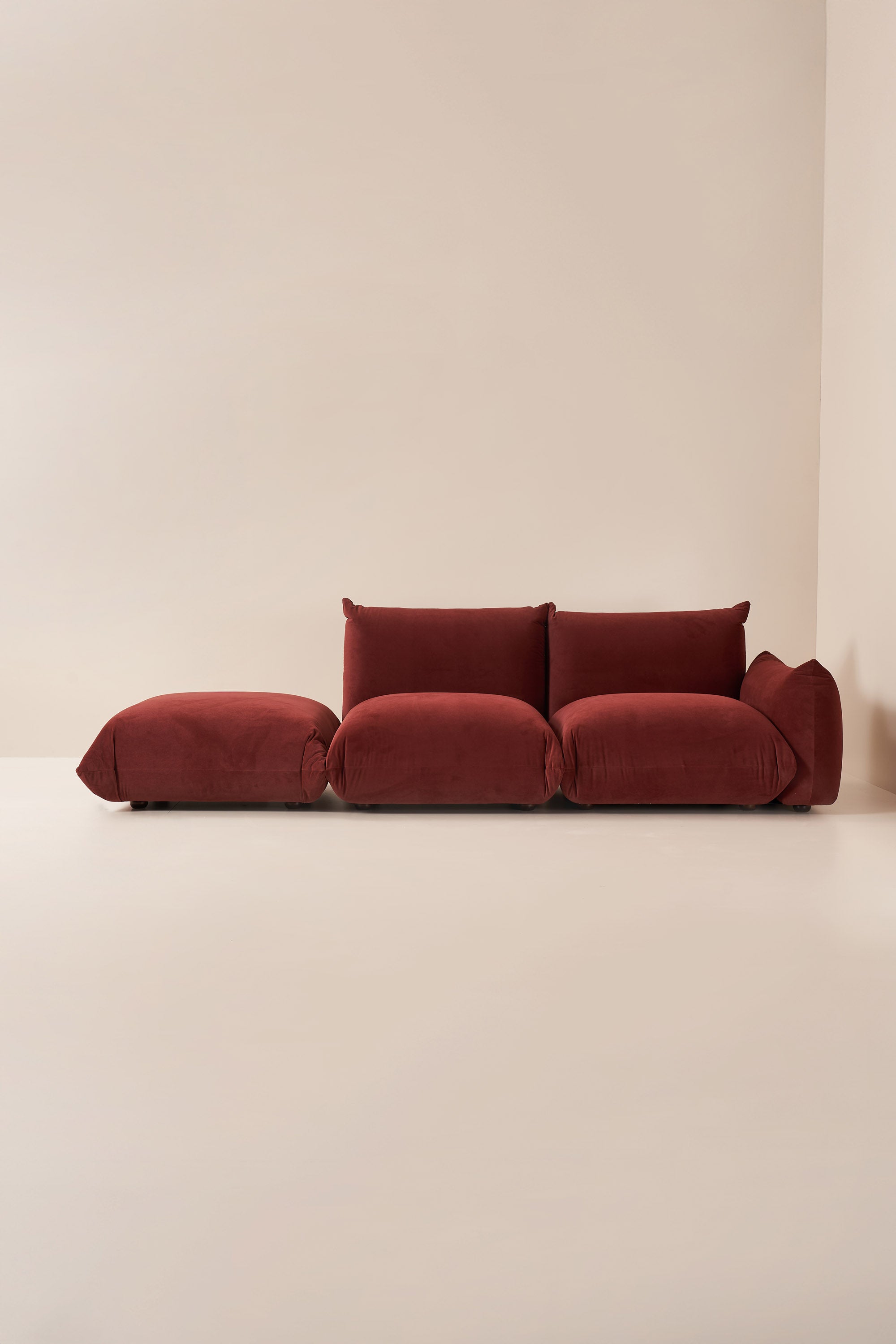 cloud sofa - 3 section pouffe