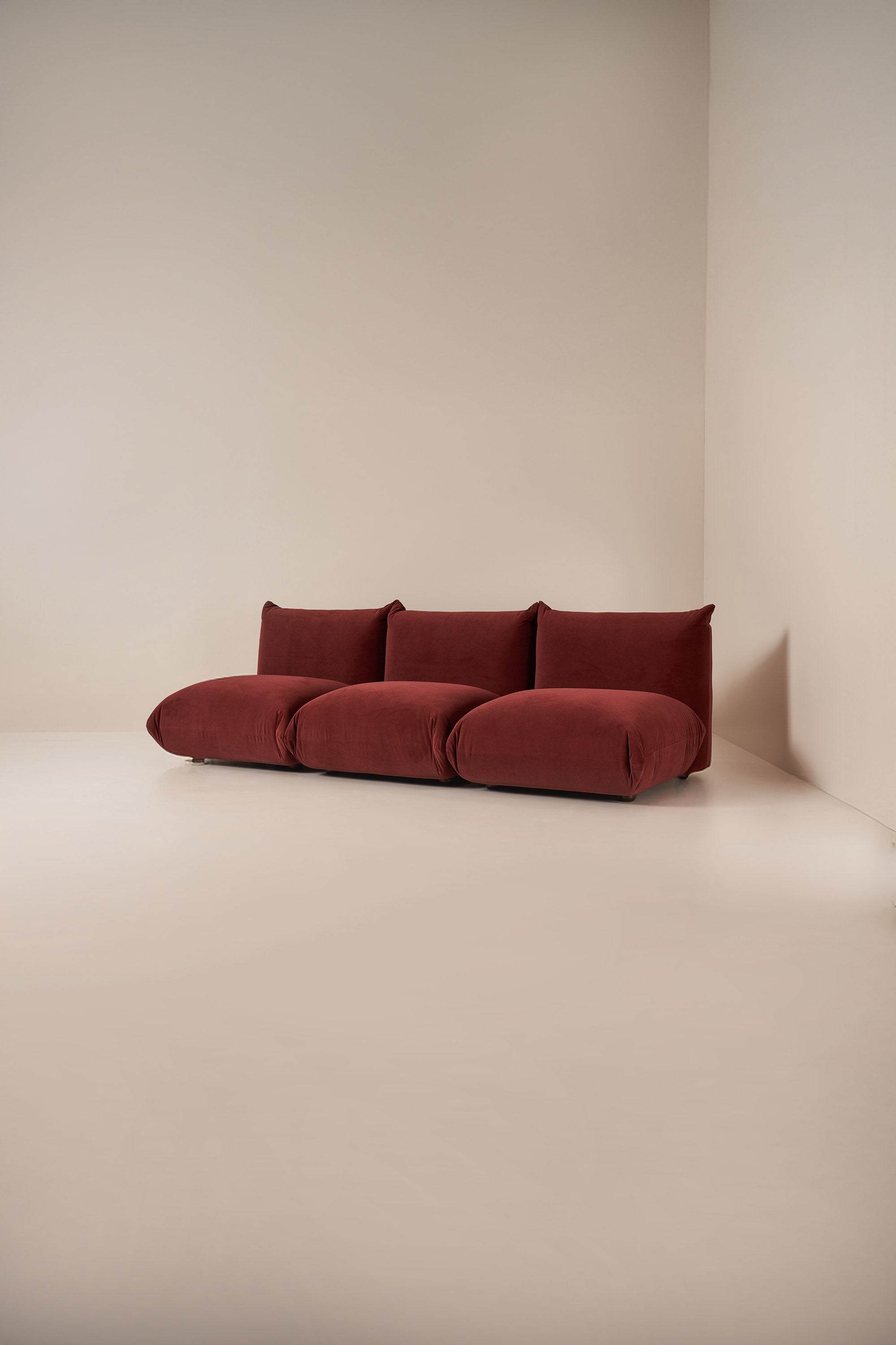 cloud sofa - 3 section armless