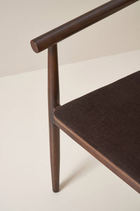 sebastian chair - dark walnut