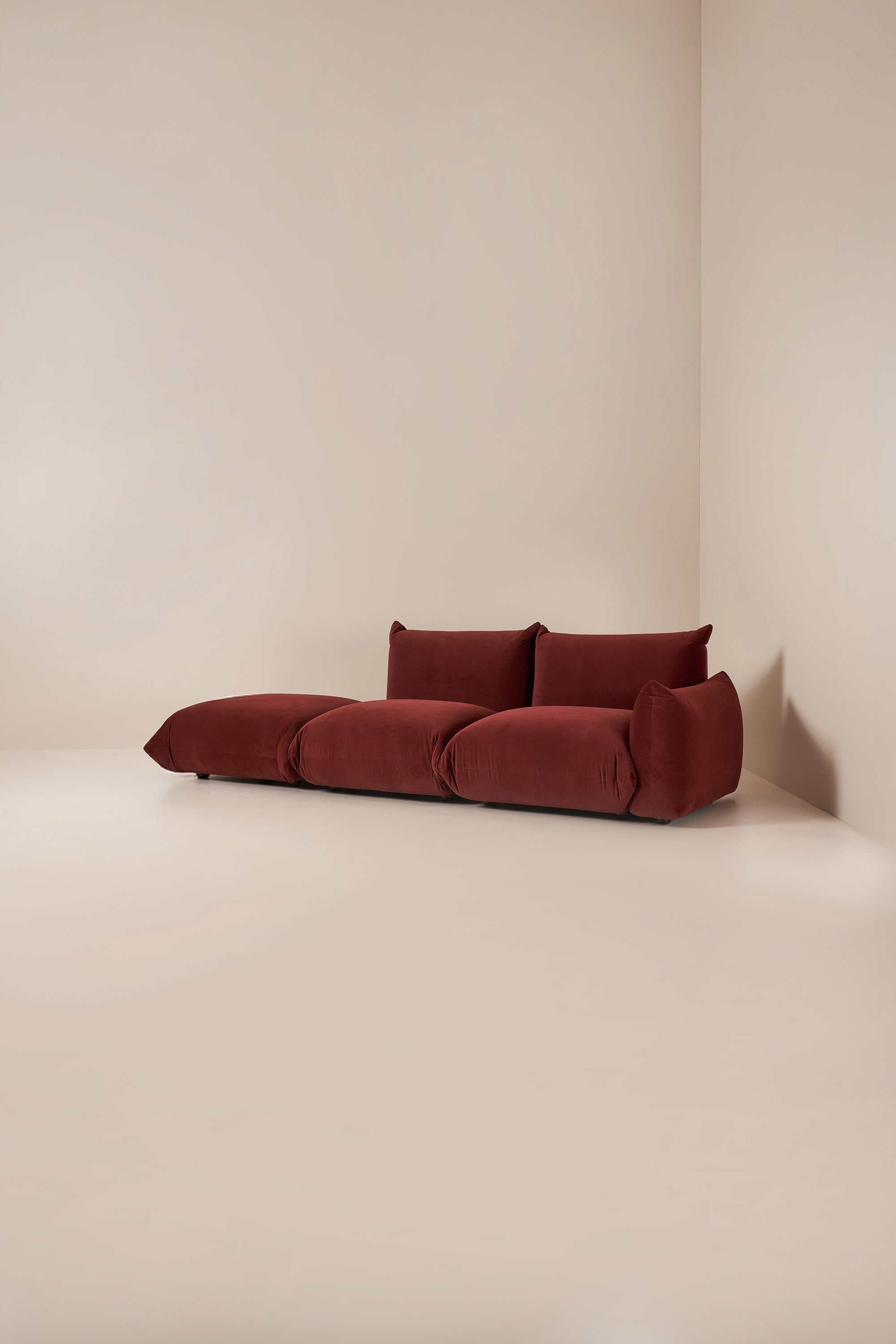 cloud sofa - 3 section pouffe