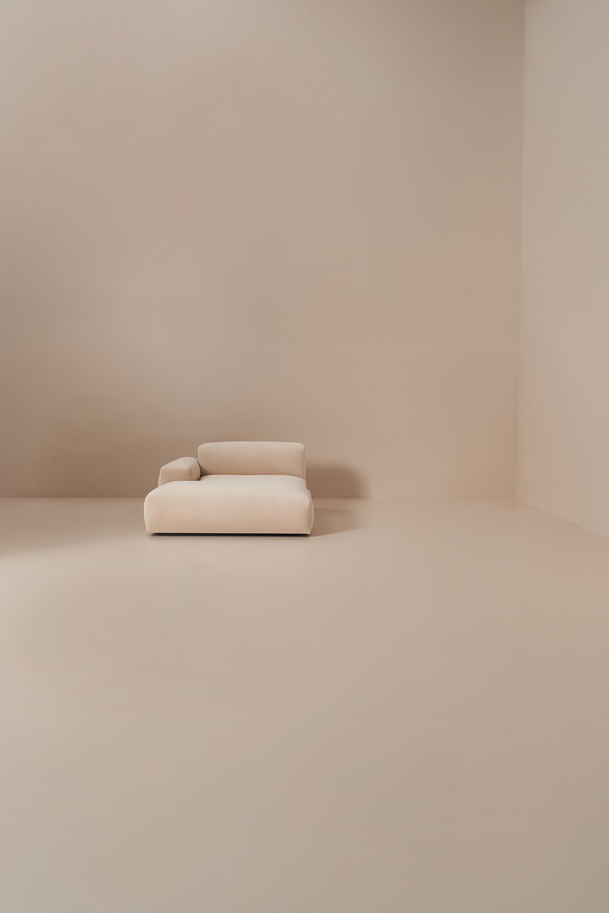 beige modular sofa chaise lounge