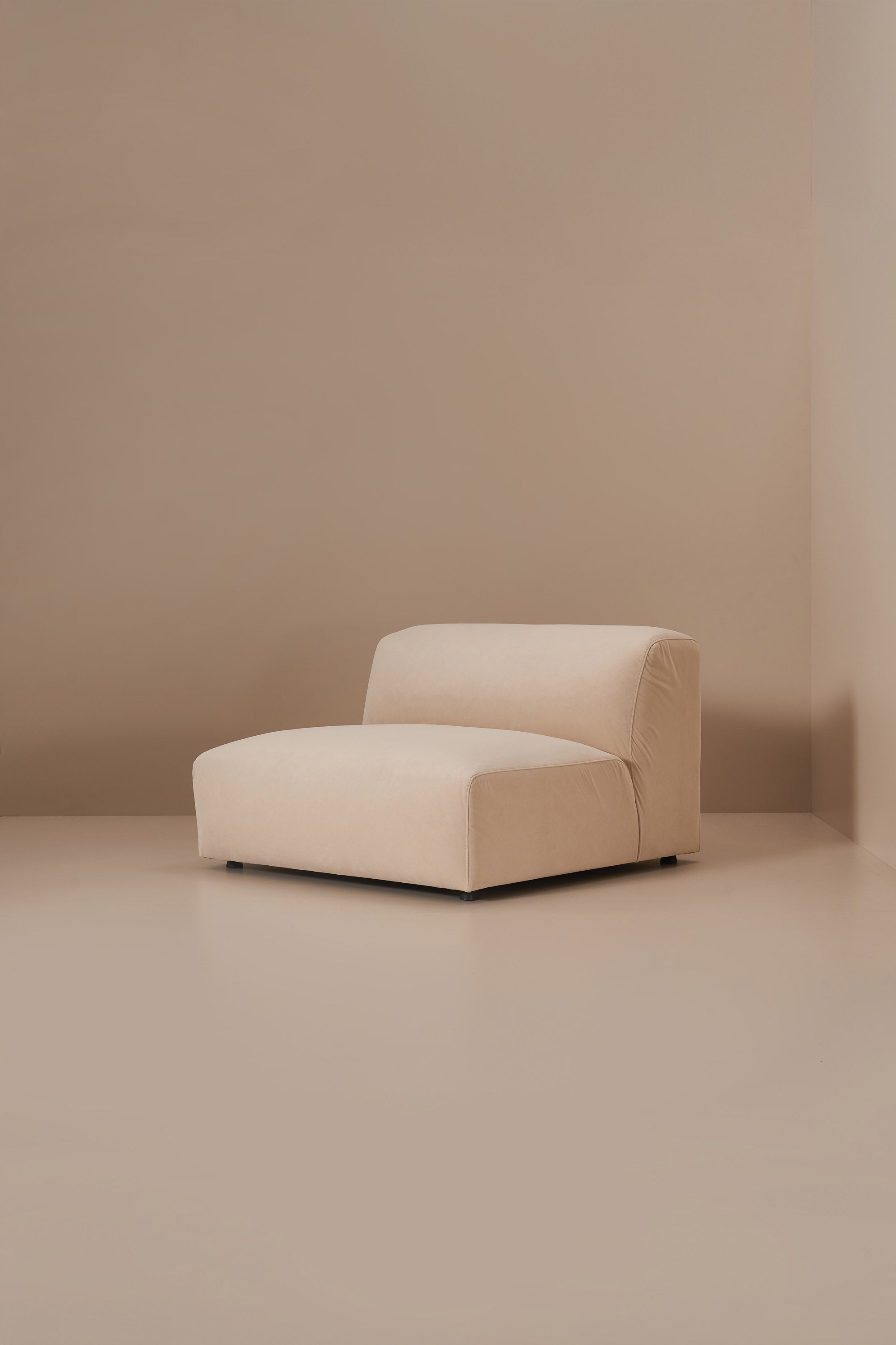 beige modular sofa