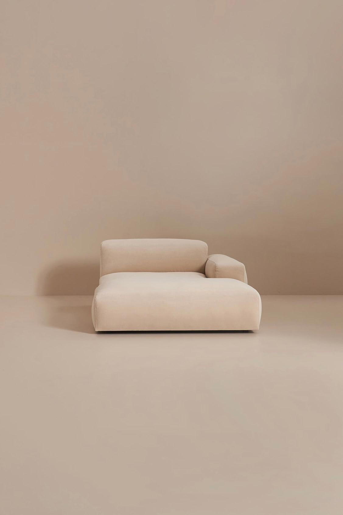 beige modular sofa