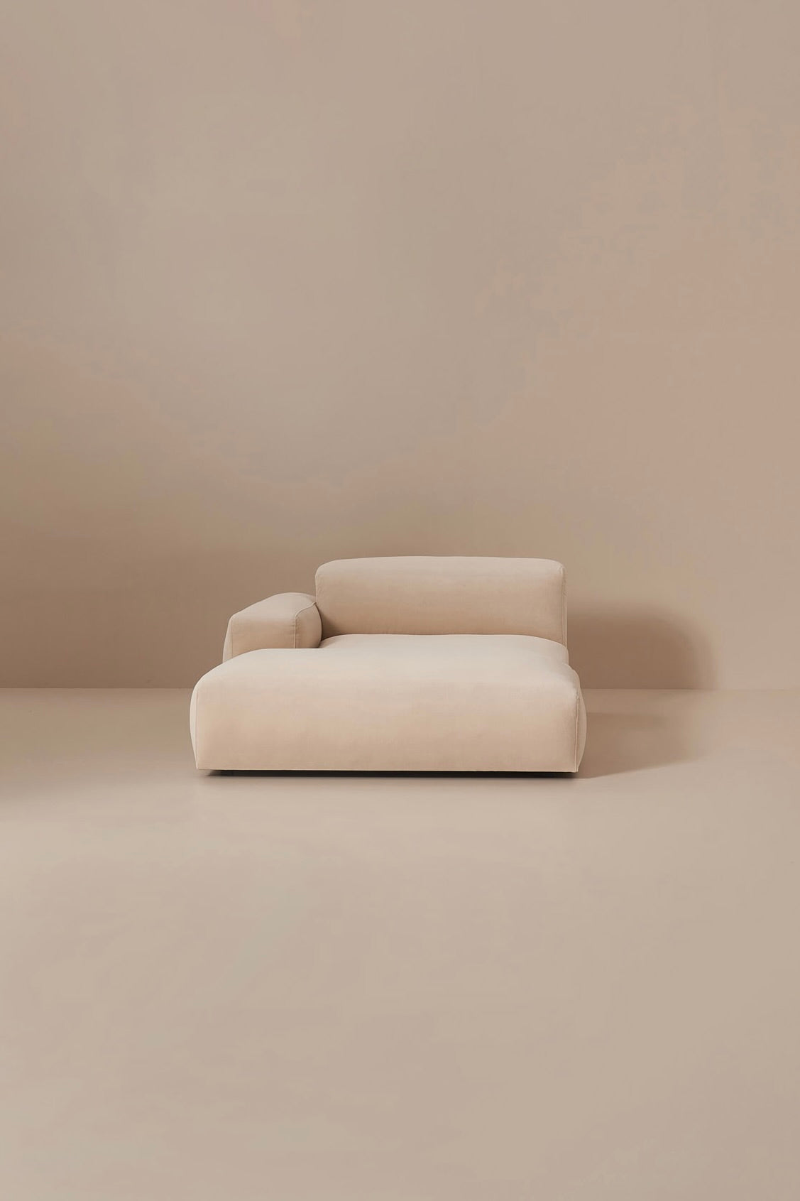 beige modular sofa