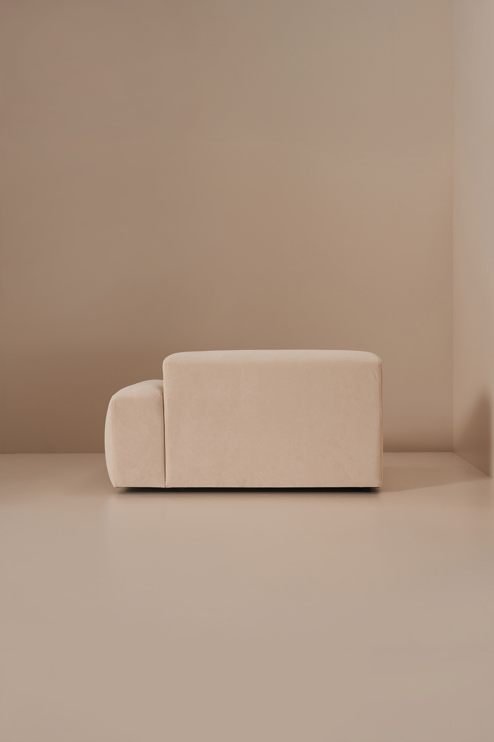 beige modular sofa