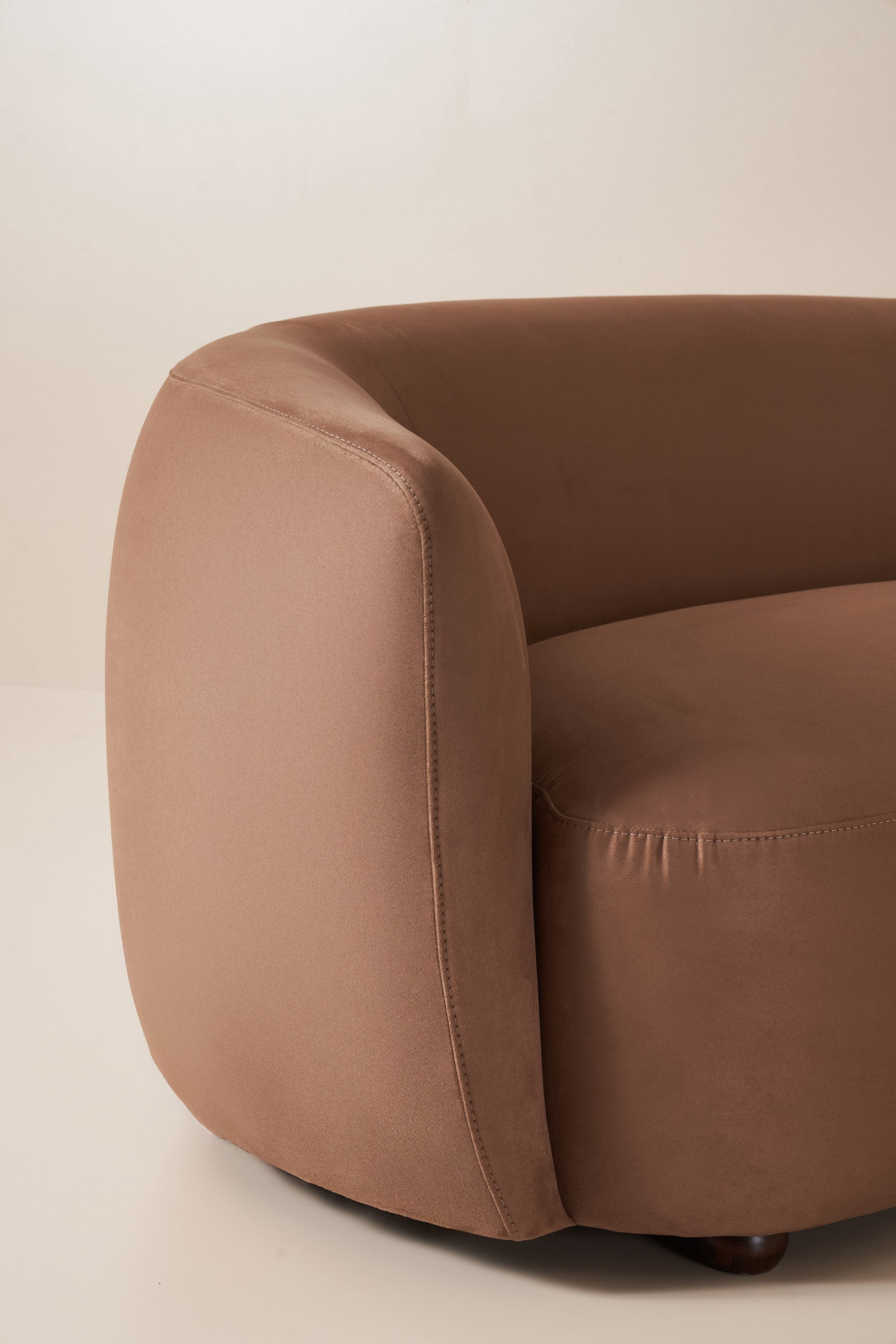 jonas curved sofa