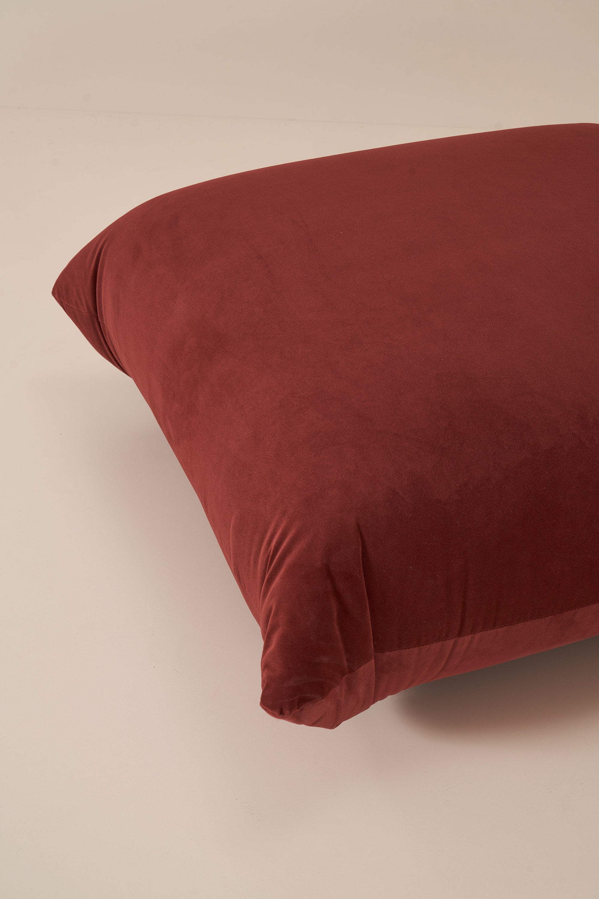 red modular sofa