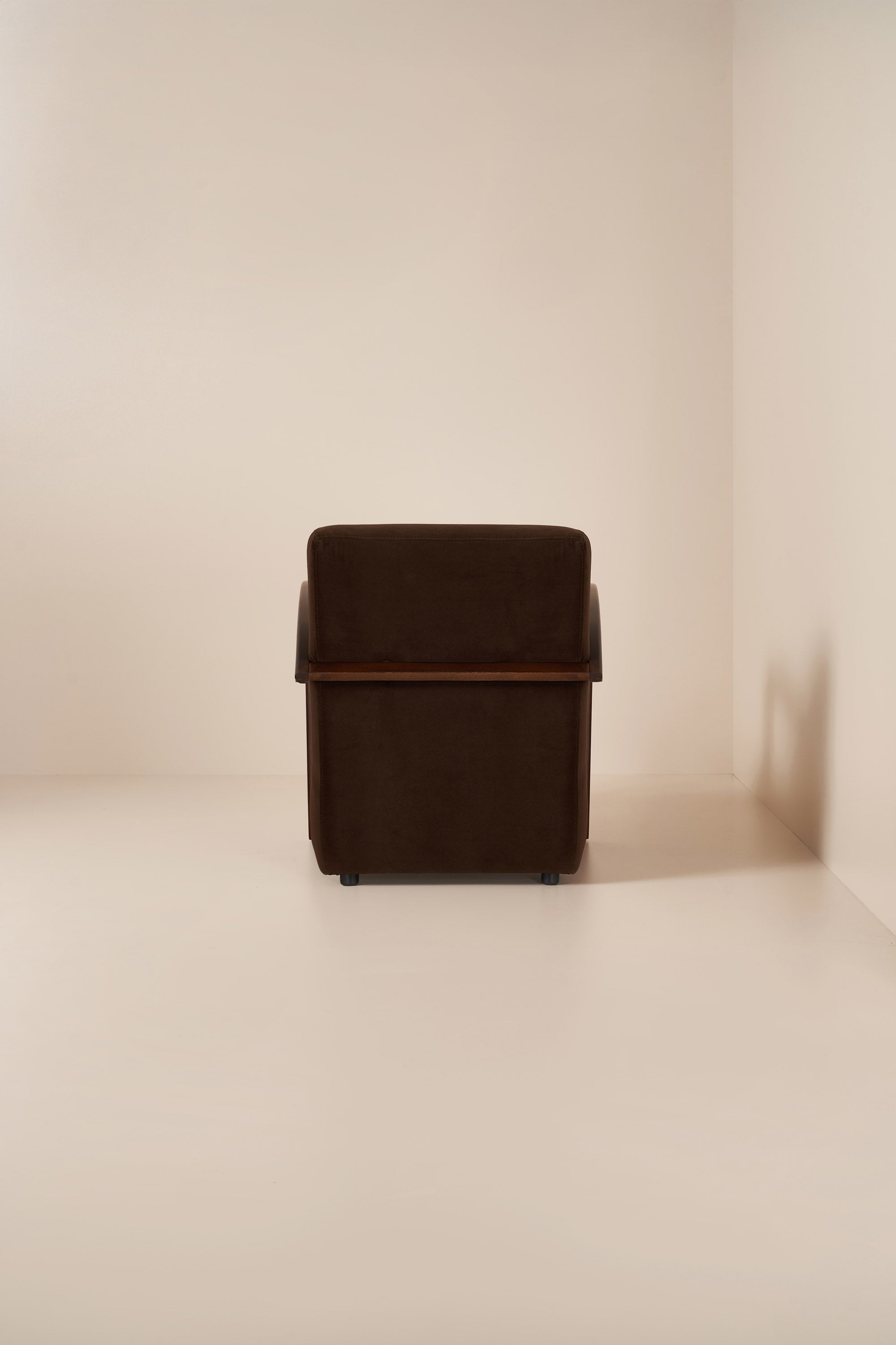 brown armchair