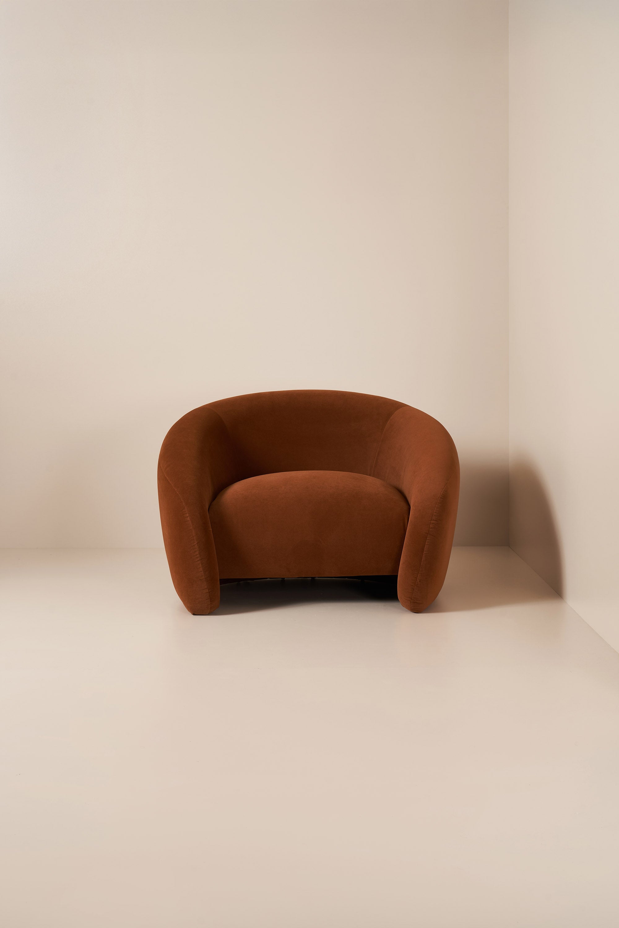 brown lounge chair