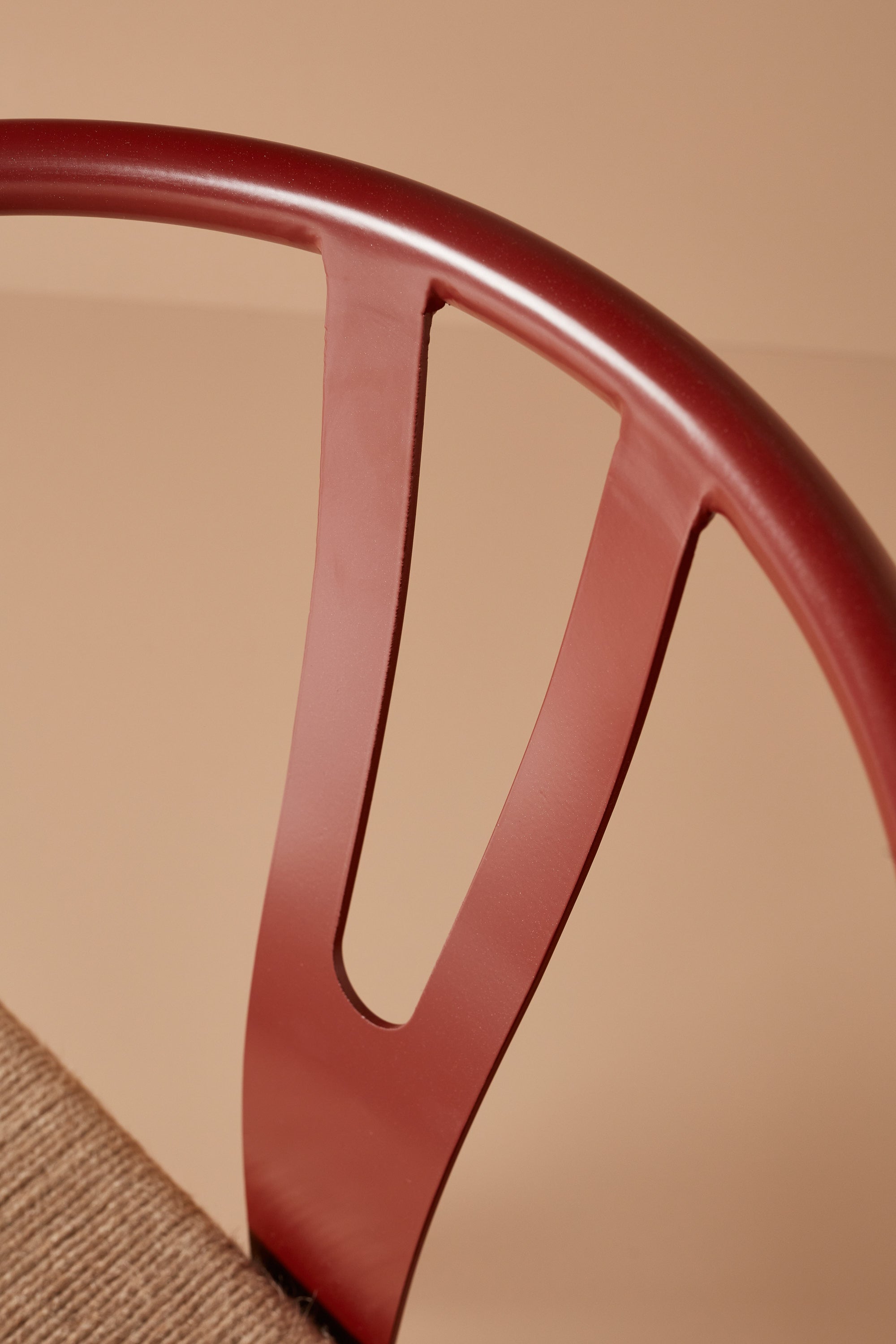 Y chair - burgundy